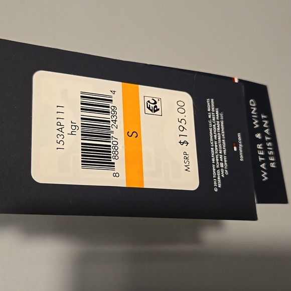 Tommy Hilfiger Men's Gray Water and Wind Resistant Quilted Zip Hood Jacket Sz S - Picture 8 of 16